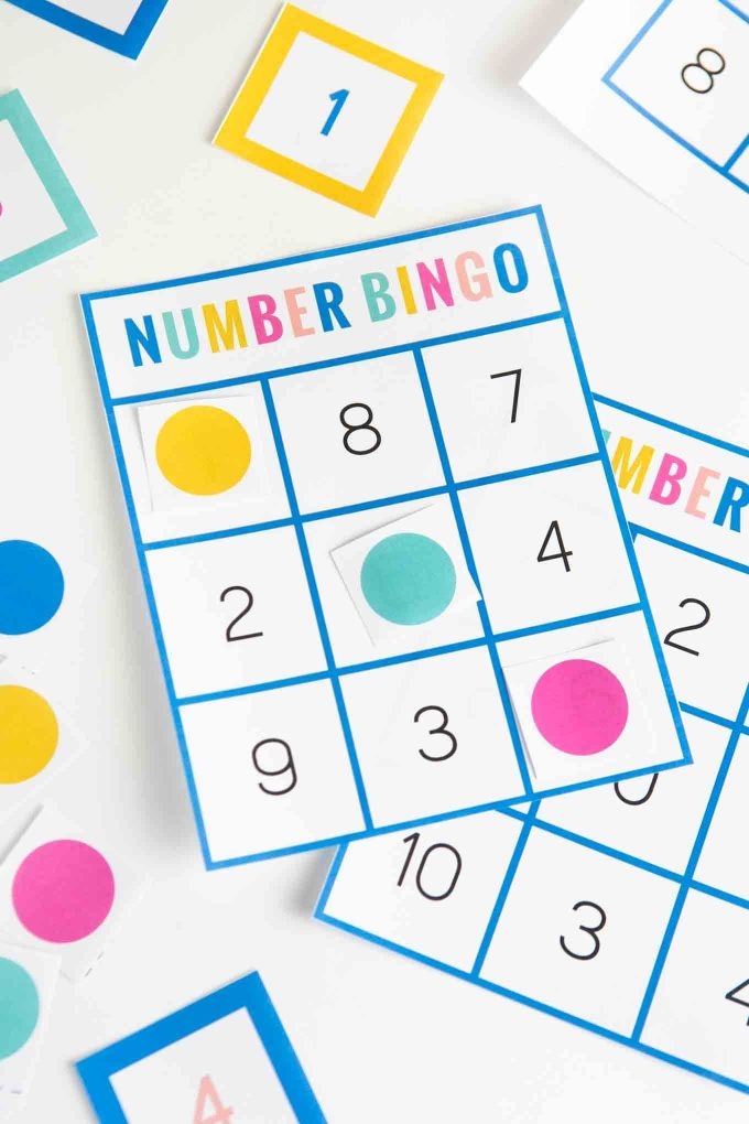 Free Printable Number Bingo Design Eat Repeat