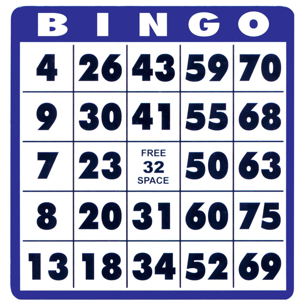 bingo cards random numbers 1 75