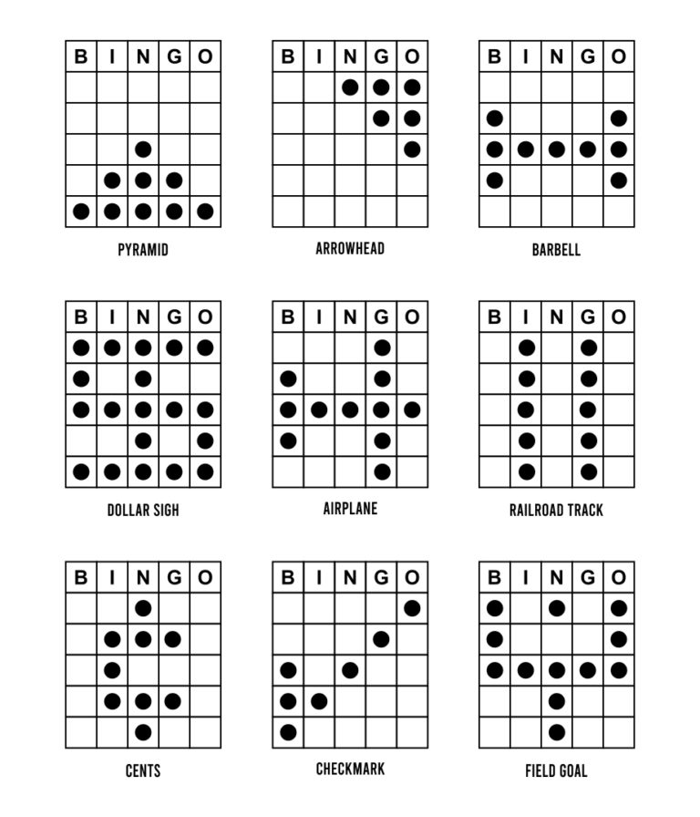 8 Best Free Printable Bingo Game Patterns Printablee – Printable Bingo ...