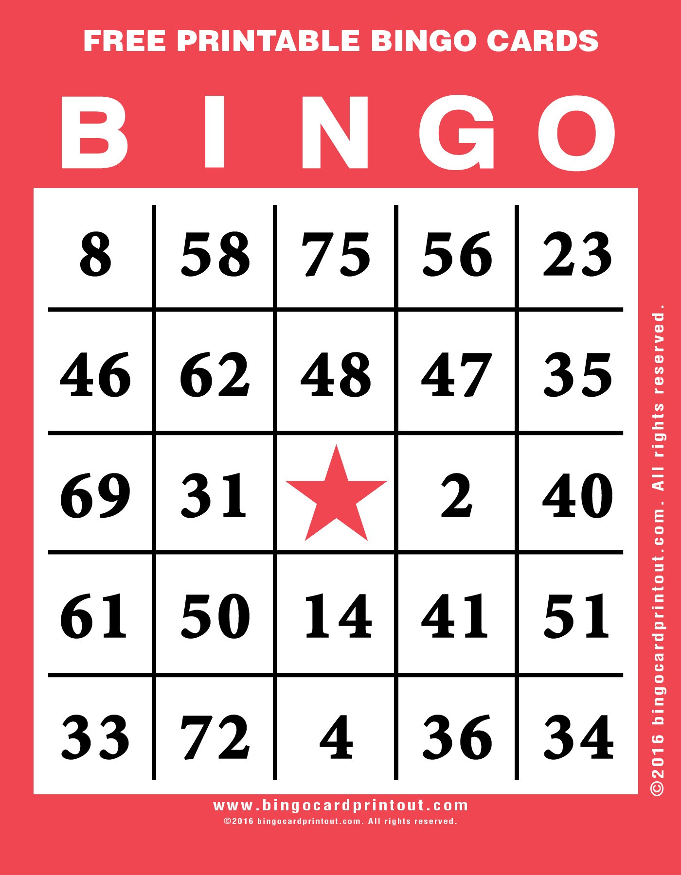 Bingo Printable Cards Pdf Printable Bingo Cards