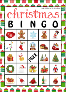 Free Printable Christmas BINGO Cards From The Kurtz Corner – Printable ...