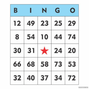 Printable Bingo Numbers 1 75 Gridgit – Printable Bingo Cards