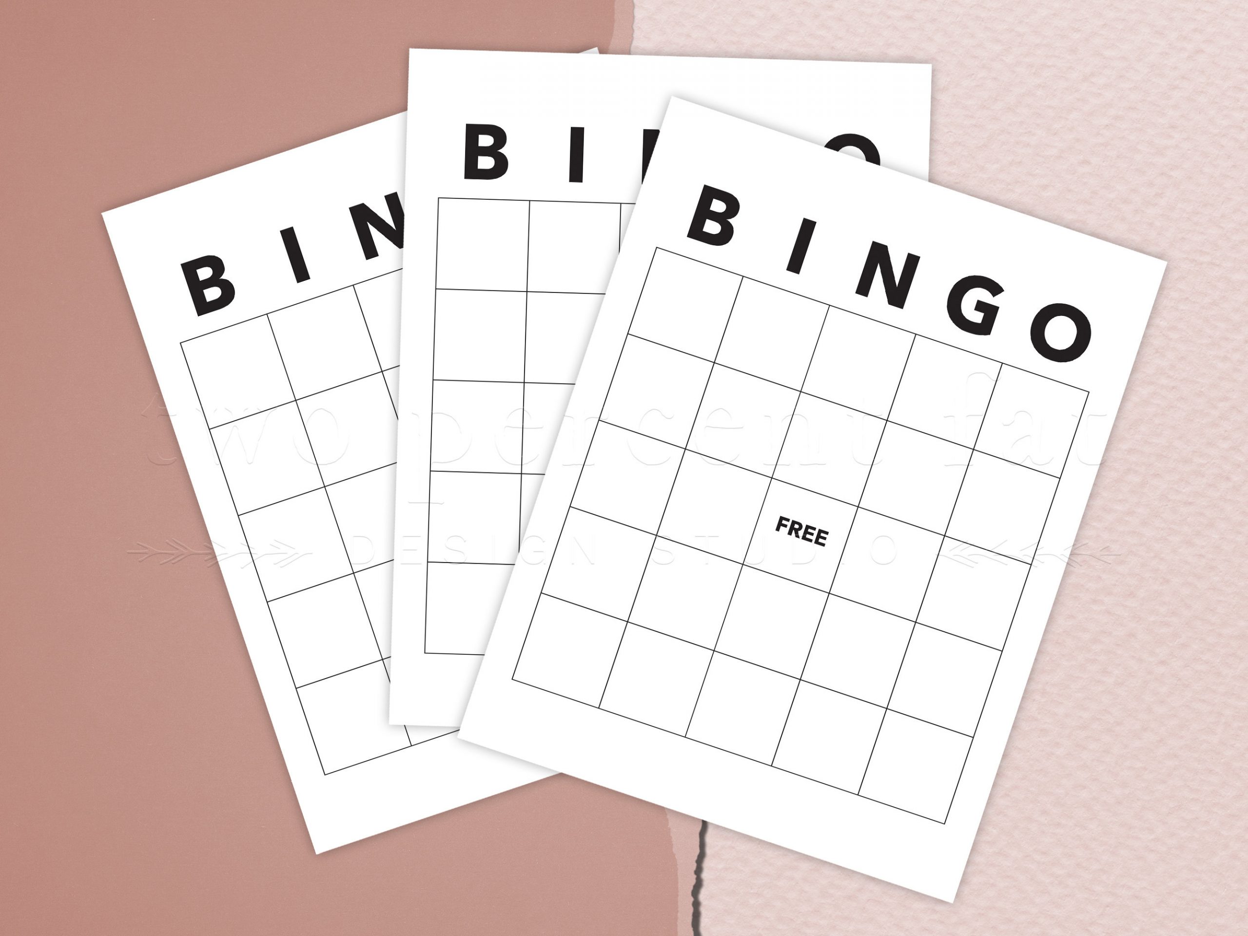 BINGO DIY Bingo Printable Board Game Board Game Template 