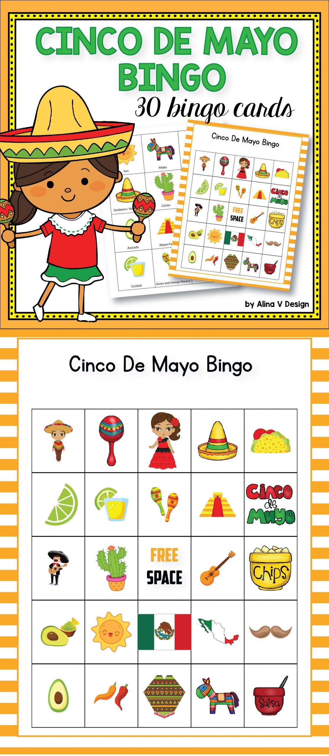 Cinco De Mayo Bingo Printable Is The Perfect Activity For 