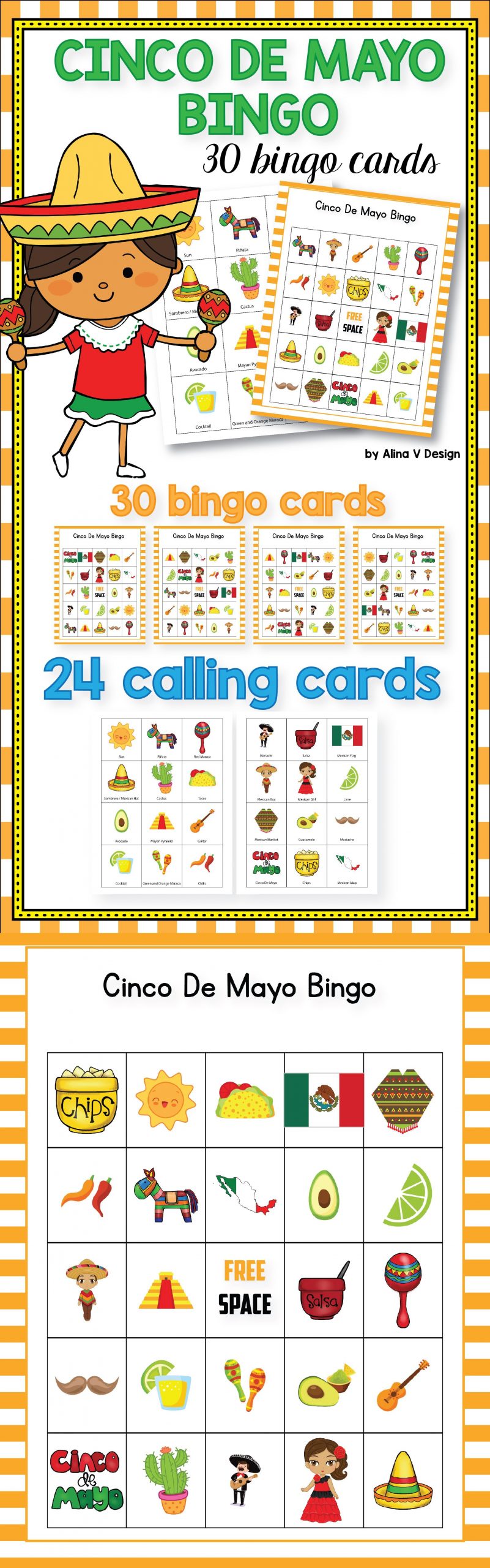 Cinco De Mayo Bingo Printable Is The Perfect Activity For 