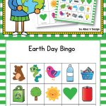 Earth Day Bingo Activities For Preschoolers Kindergarten