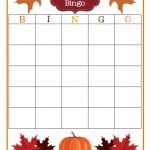 Fall BINGO FREE Customizable Printable The Finer