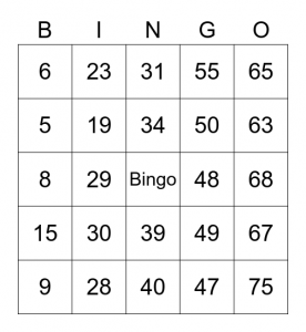 large print printable bingo cards 1 90 pdf | Printable Bingo Cards
