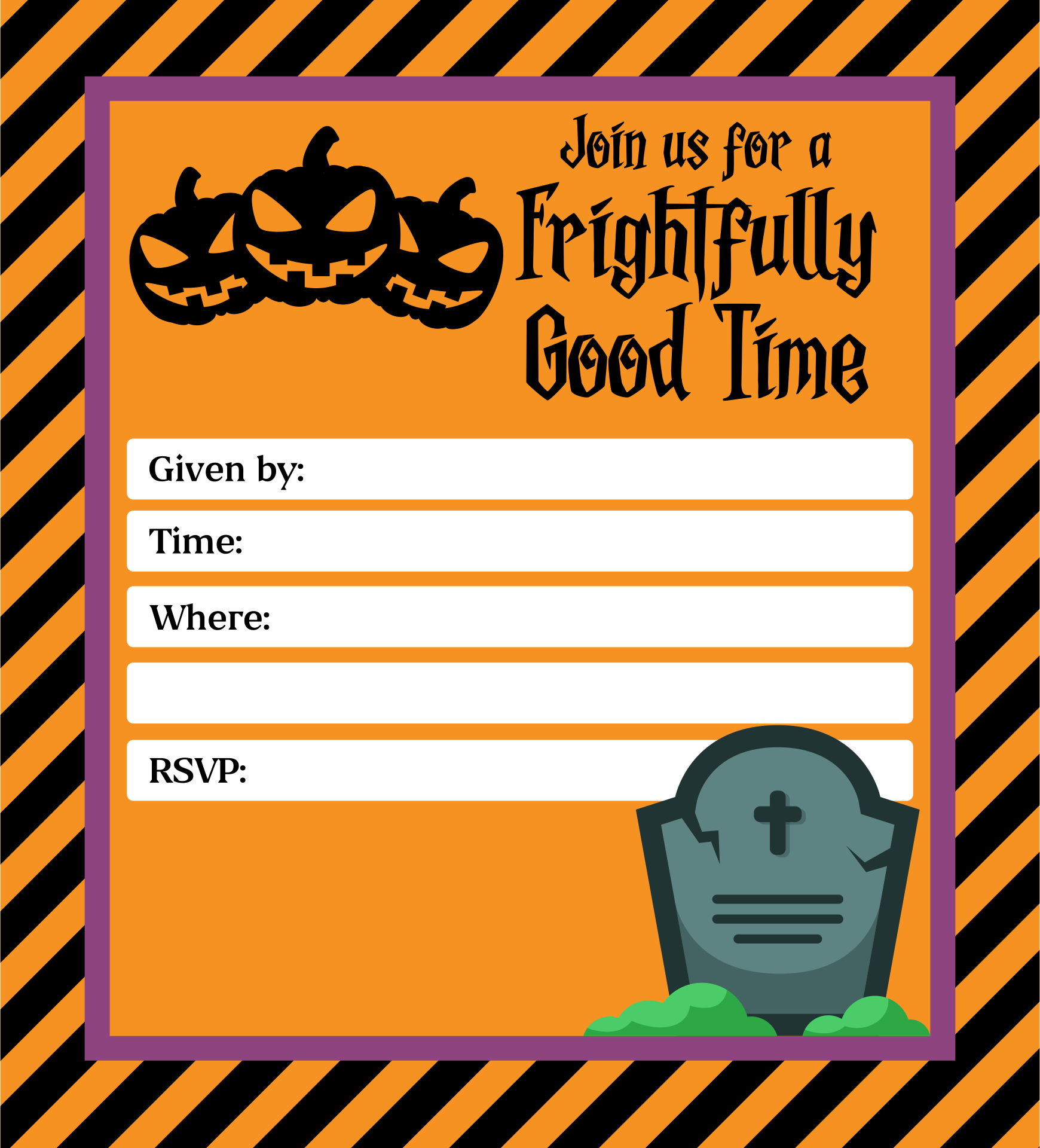 10 Best Halloween Free Printable Menu Templates 