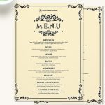 22 Best Dinner Menu Examples Templates Download Now