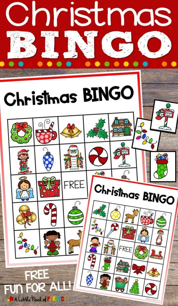 Christmas BINGO Free Printable Game For Family Fun