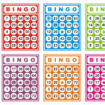 Colorful Bingo Cards Free Vector Download Free Vector