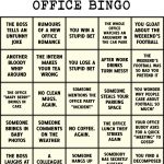 How To Play Office Bingo Company Away Days