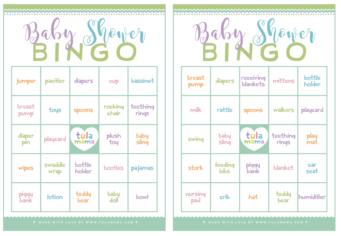 New Mom Approved Cute Free Printable Baby Shower Games