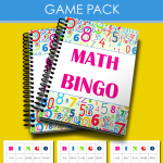 Printable Math BINGO Game Pack In All You Do