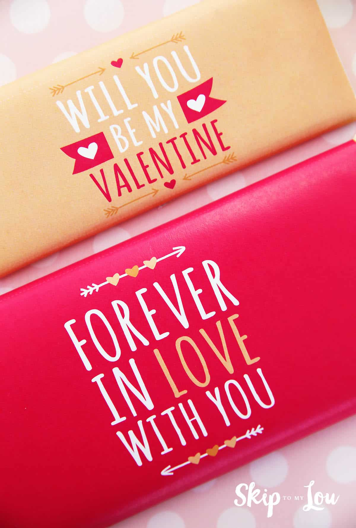 Printable Valentine Candy Bar Wrapper Skip To My Lou