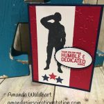 STAMPIN UP LOYAL TRUE Military Cards Patriotic