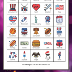 Summer BINGO Game Call Out Sheet FREE Printable Game