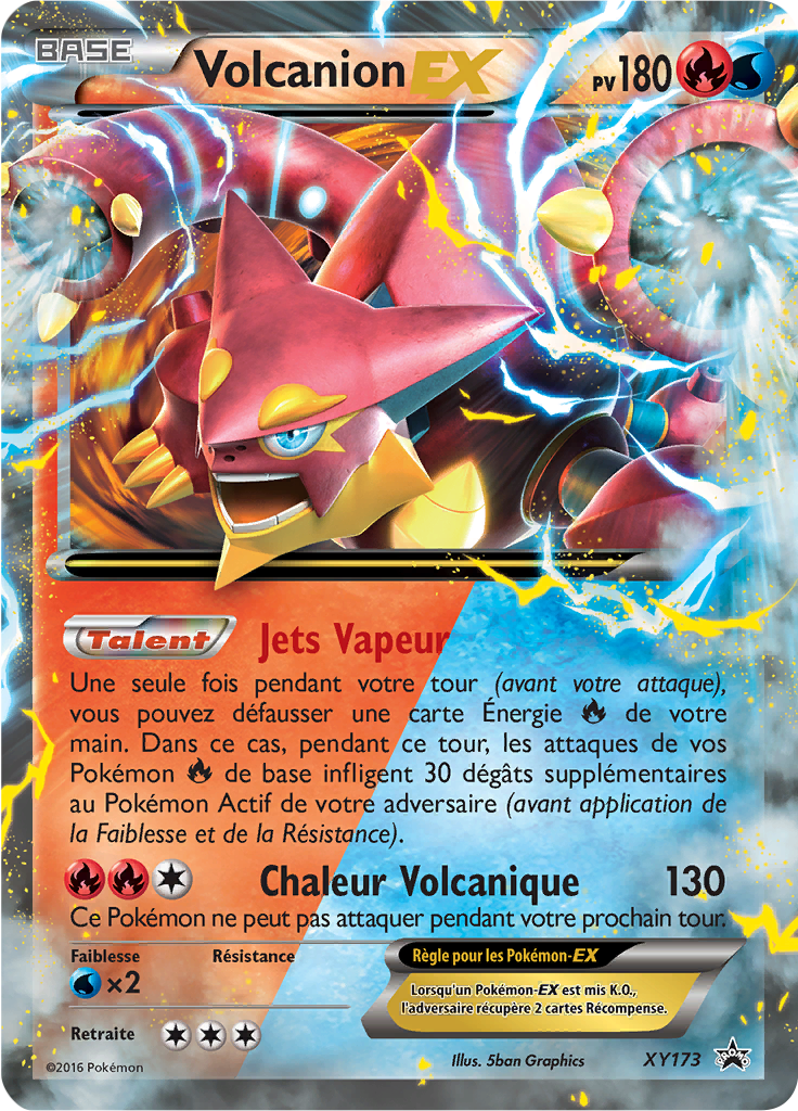 Volcanion EX Promo XY 173 Pok p dia