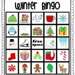 Winter Christmas Bingo Holiday Bingo Christmas