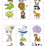 Animals Bingo Cards Worksheet Free ESL Printable