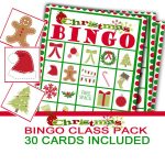 Christmas Party Bingo Game Class Christmas Party Class