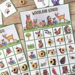 Download And Print 24 Different Woodland Animal BINGO