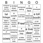 Florida Road Trip Bingo Bingo Card