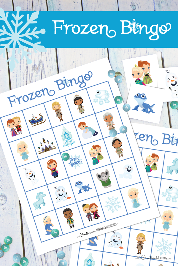 Free Frozen 2 Bingo Game Onecreativemommy