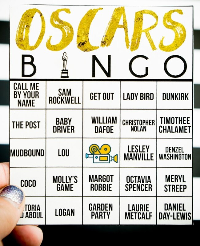 Free Printable 2022 Oscars Bingo Cards Paulimon