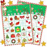 Funnlot Christmas Bingo Game For Large Group Christmas