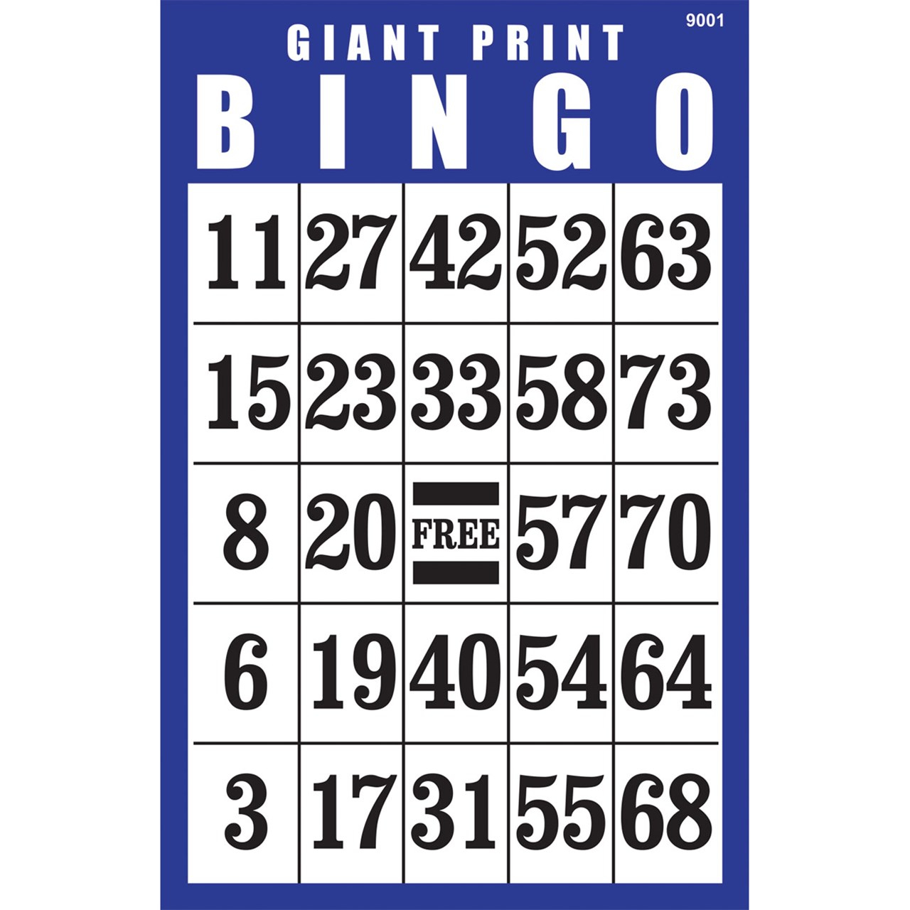 Large Printable Bingo Cards Printable Bingo Cards