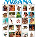 Moana Bingo Moana Birthday Party Moana Moana Party