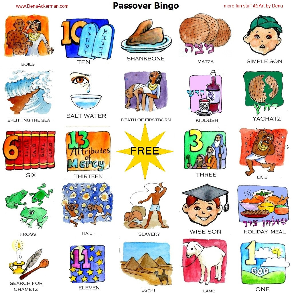 Passover Bingo Printable Files