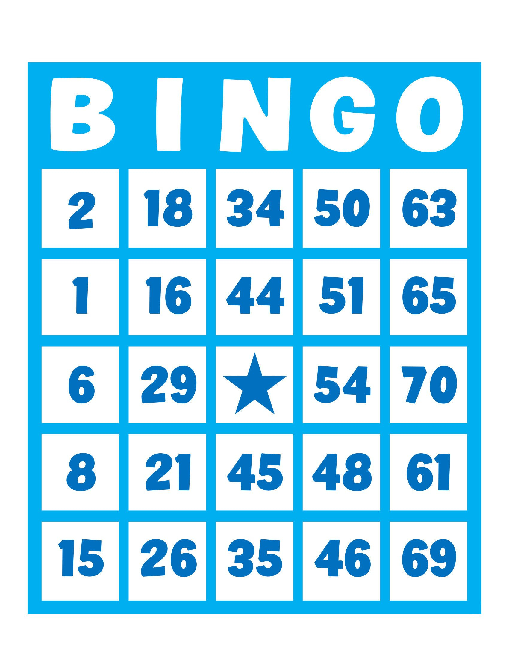 Pin On Printable Bingo Cards