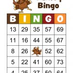 Turkey Bingo Cards 500 Cards 1 Per Page Immediate Pdf