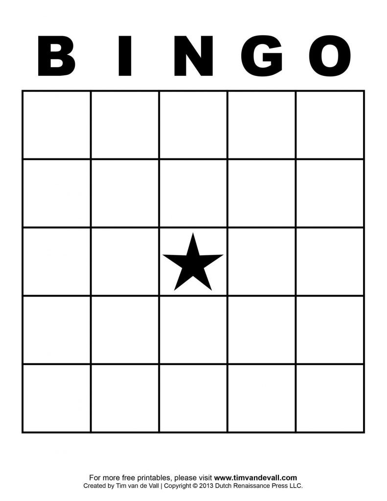 Printable Bingo Cards – Page 4 – Downloadable Free Printable Bingo Cards