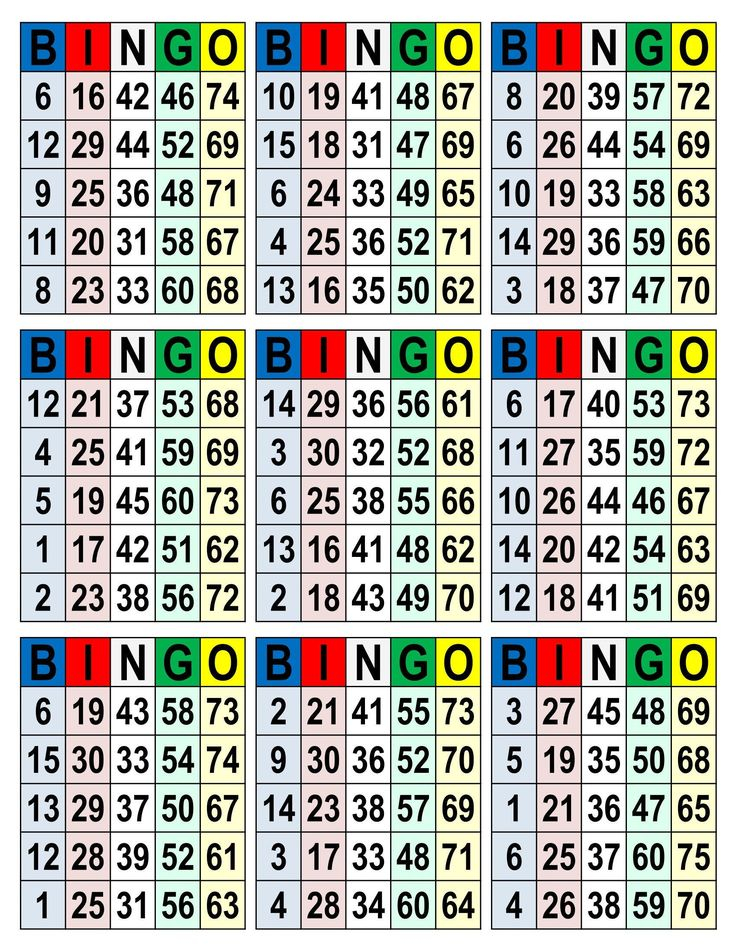 Pin On Printable Bingo Cards