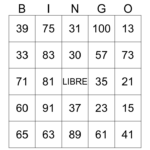 100 Free Printable Bingo Cards 1 100 Bingo