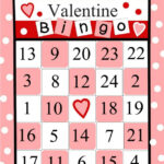 24 Valentine Bingo Cards Free Printable