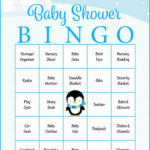 Downloadable Free Printable Baby Shower Bingo