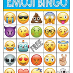 EMOJI Printable Bingo Cards 8 5 X 11 10 Etsy Hong Kong