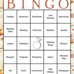 Free Bridal Bingo Template