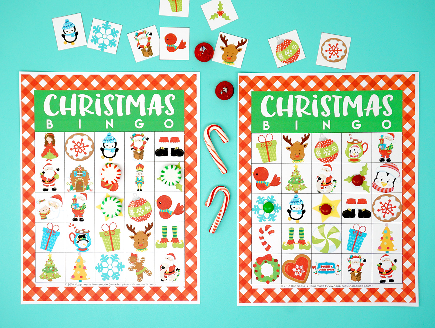 Free Printable Christmas Bingo Cards For 20