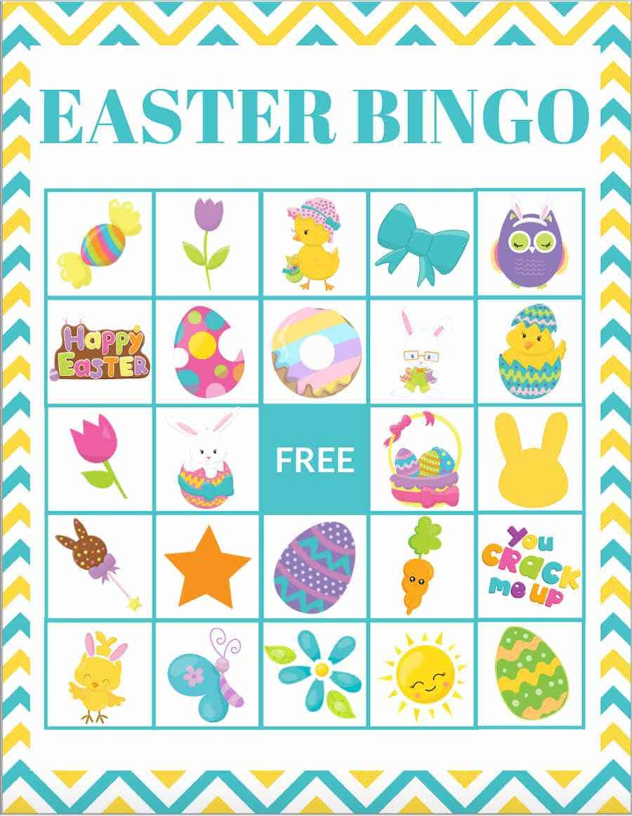 Free Printable Easter Bingo Cards Printable Word Searches