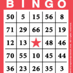 Free Printable Standard Bingo Cards Templates Printable Download