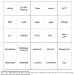 Investment Advisory Buzz Bingo Cards To Download Print And Customize