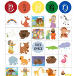 Noah s Ark Flood Bible Bingo Printable Game Etsy India