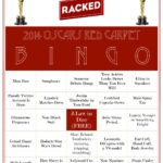 Oscars 2014 Racked s Red Carpet Bingo Racked LA