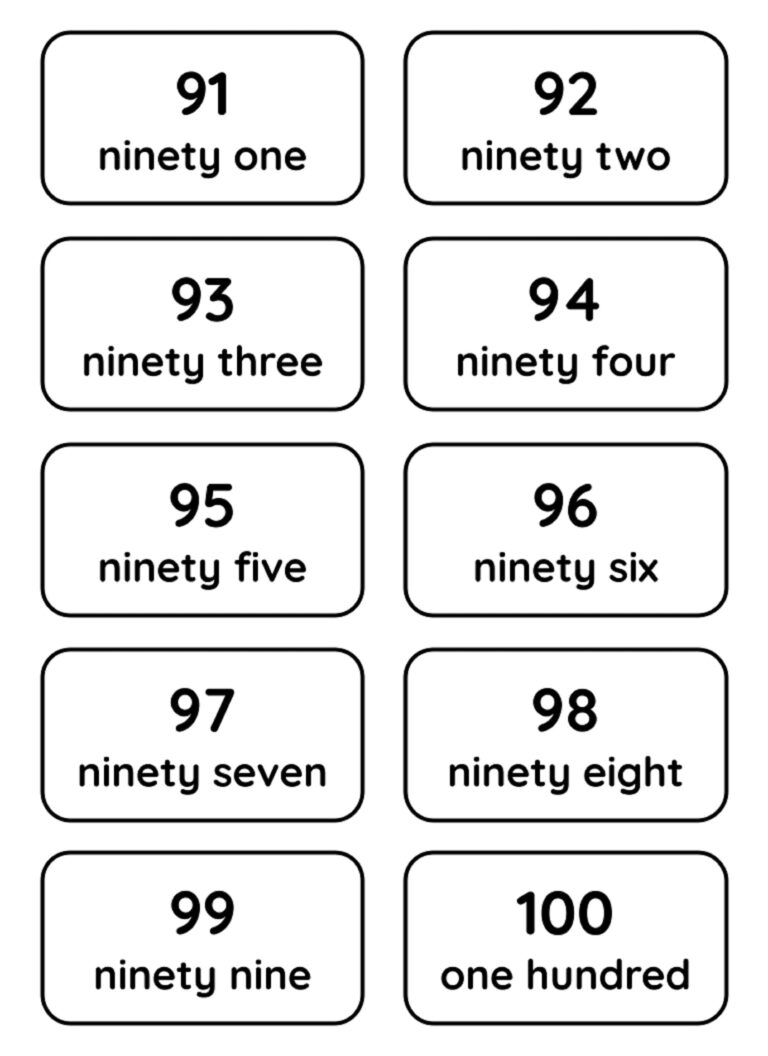 Printable Number Bingo Cards 1 100 Safari Theme Printable Bingo Cards